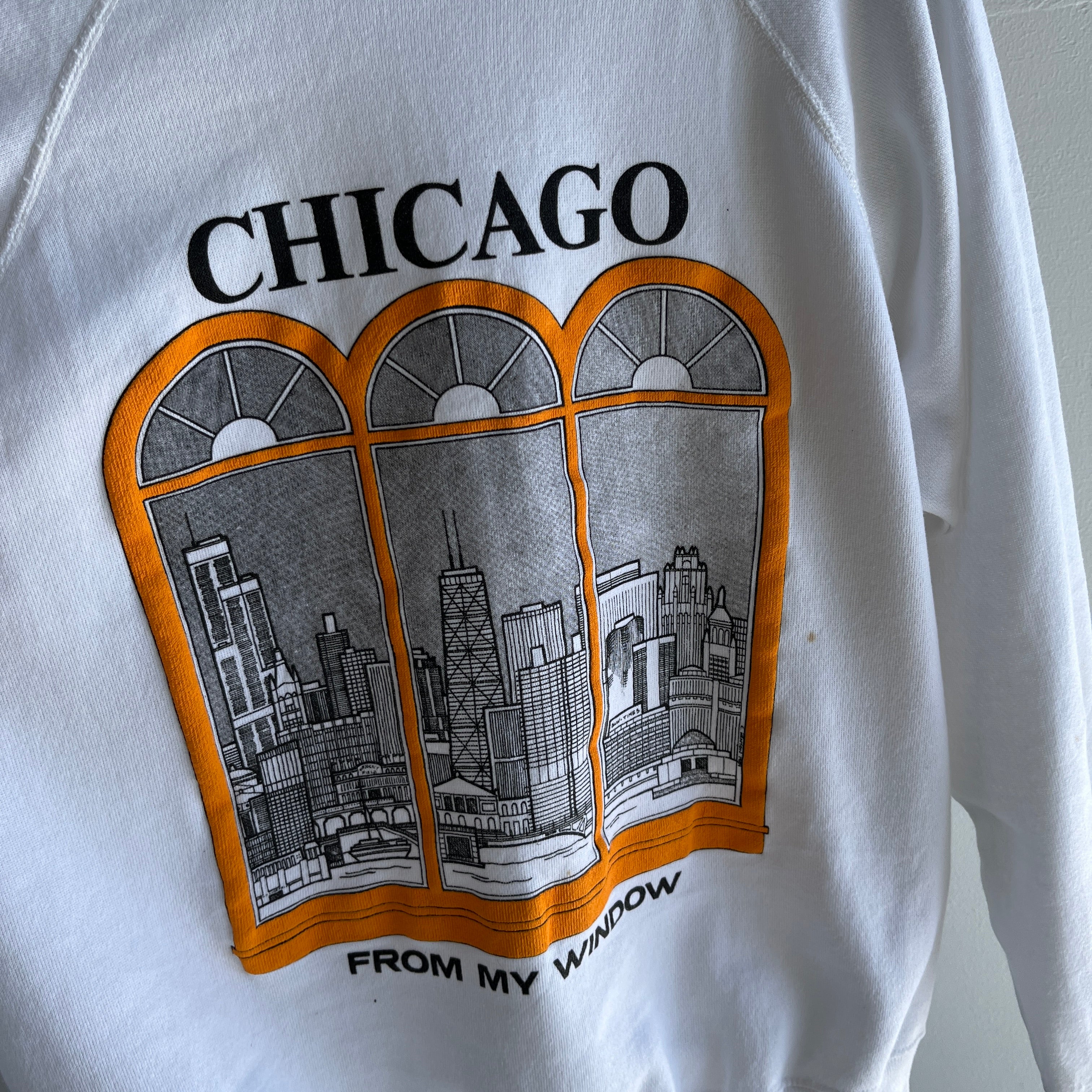 1980s Chicago From My Window Sweatshirt