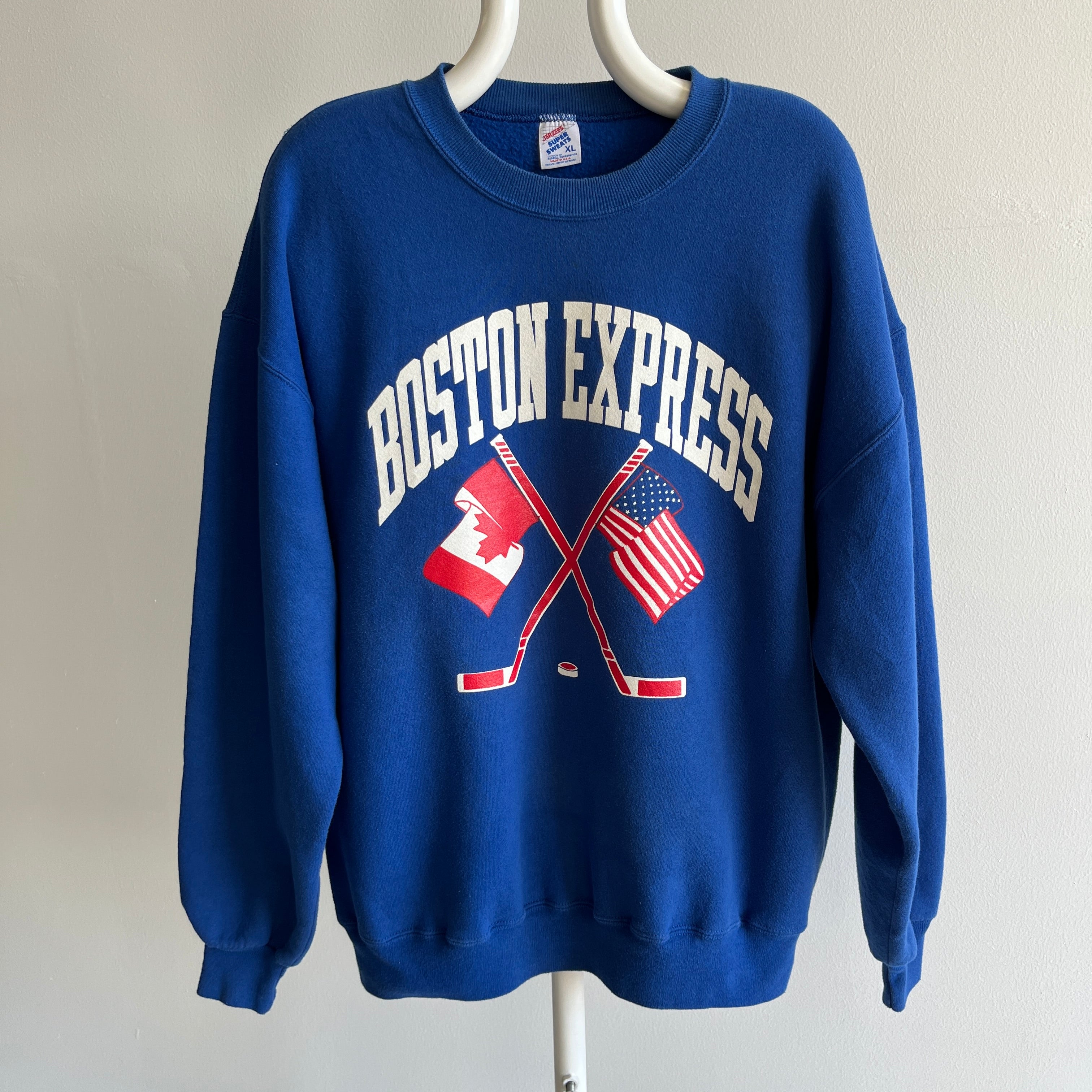 1980/90s Boston Express Hockey Sweatshirt