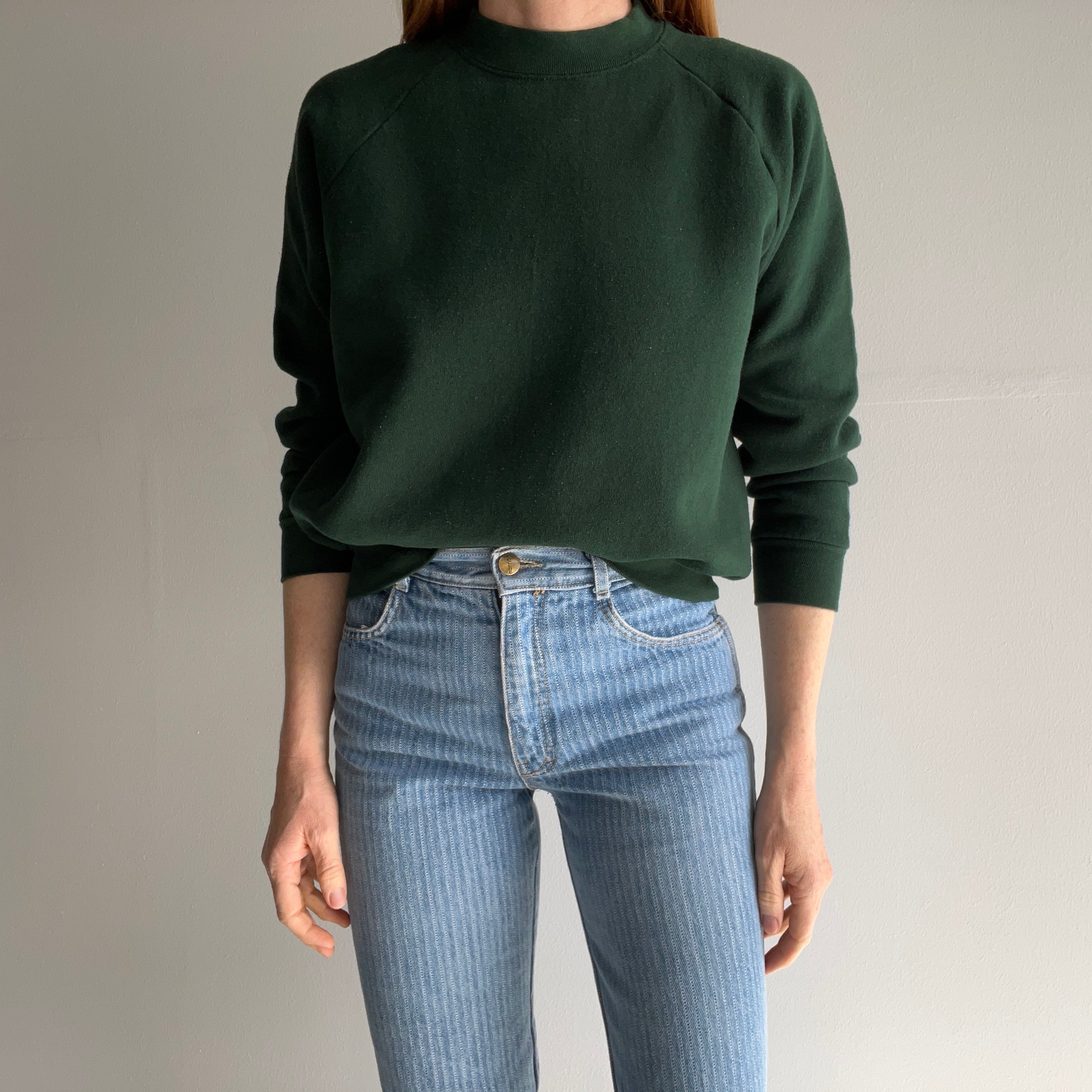 1980s Smaller FOTL Forest Green Sweatshirt