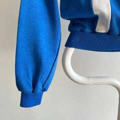 1970s Mod Color Block Sweatshirt - Made in France