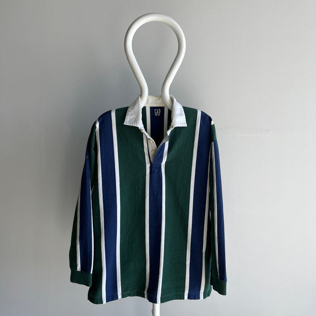 1990s Gap Heavyweight Cotton Rugby Shirt