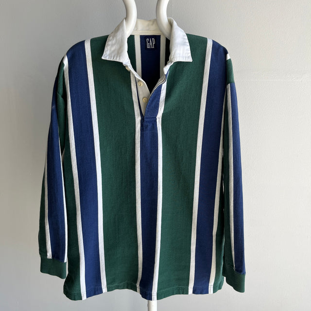 1990s Gap Heavyweight Cotton Rugby Shirt