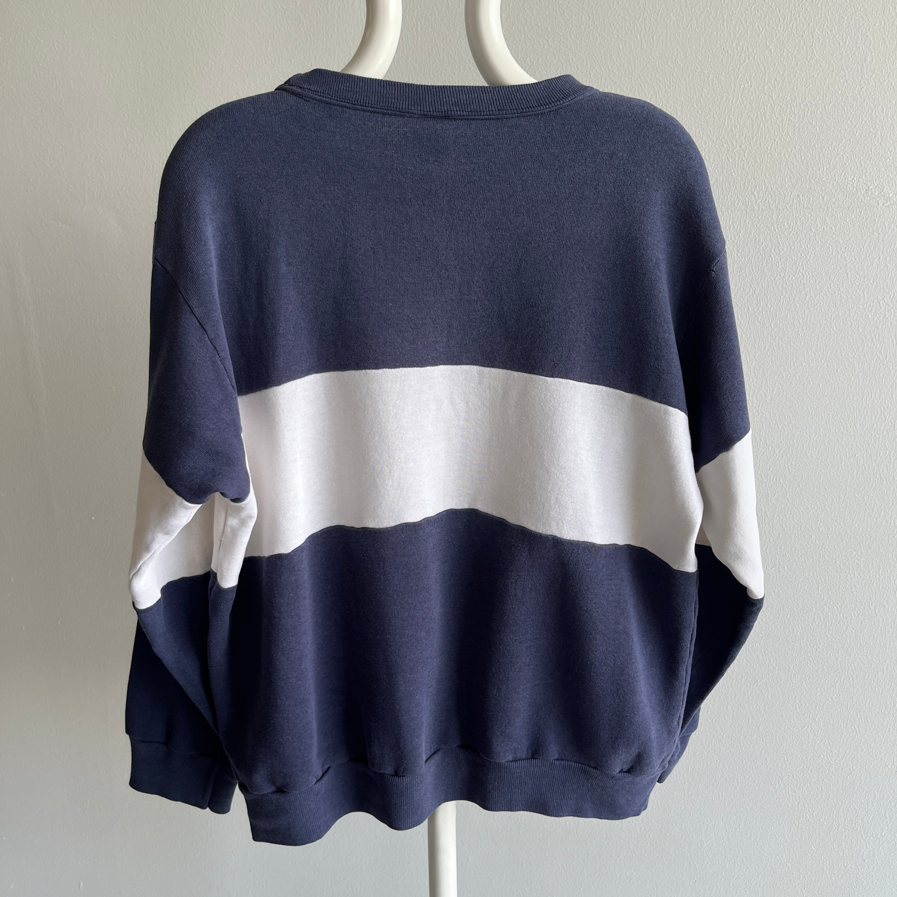 1980s Chicago Bears Color Block Sweatshirt by Champion Brand