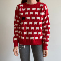 2000s - Not Vintage - Black Sheep Wool Sweater