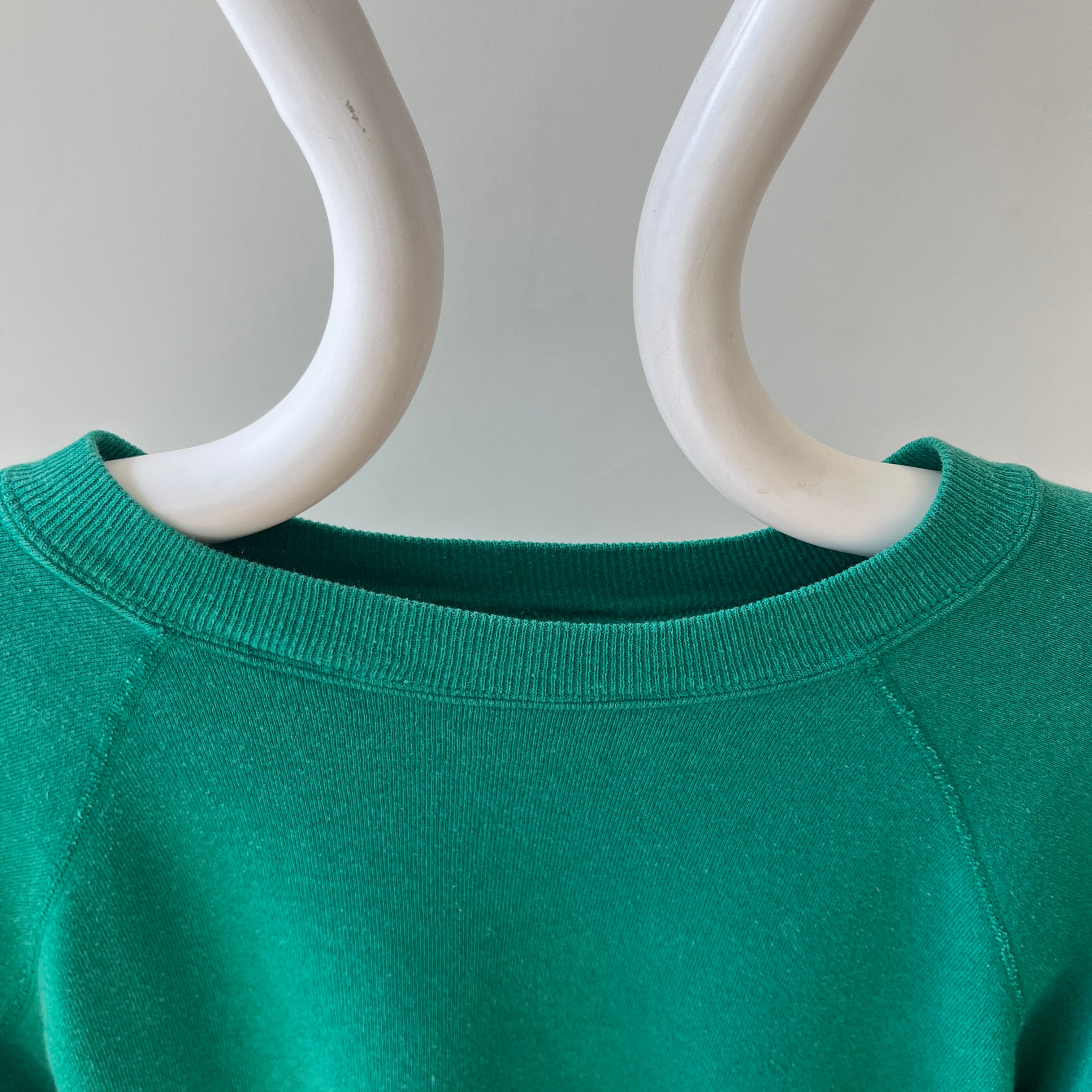 1980s Blank Green Sweatshirt