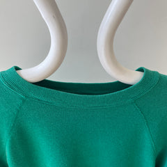 1980s Blank Green Sweatshirt