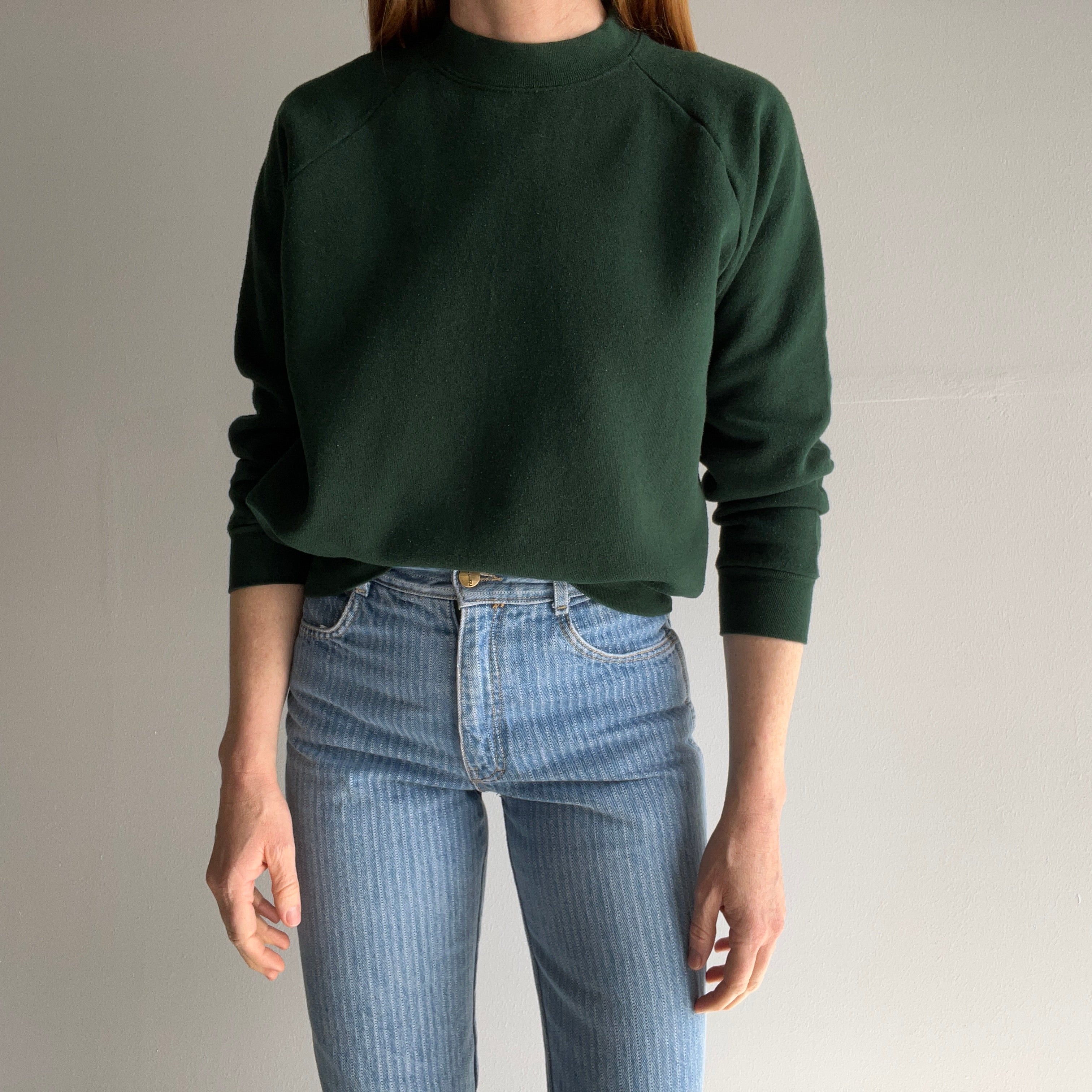 1980s Smaller FOTL Forest Green Sweatshirt