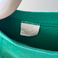 1980s Blank Green Sweatshirt