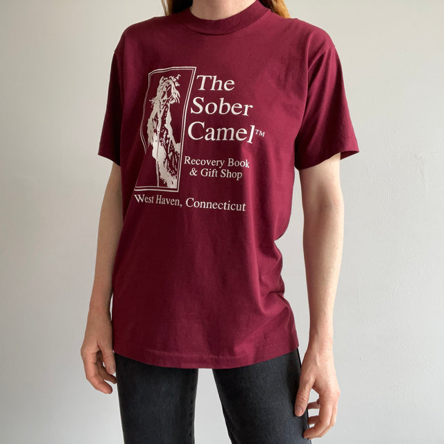 1980s The Sober Camel Recovery Book and Gift Shop T-Shirt