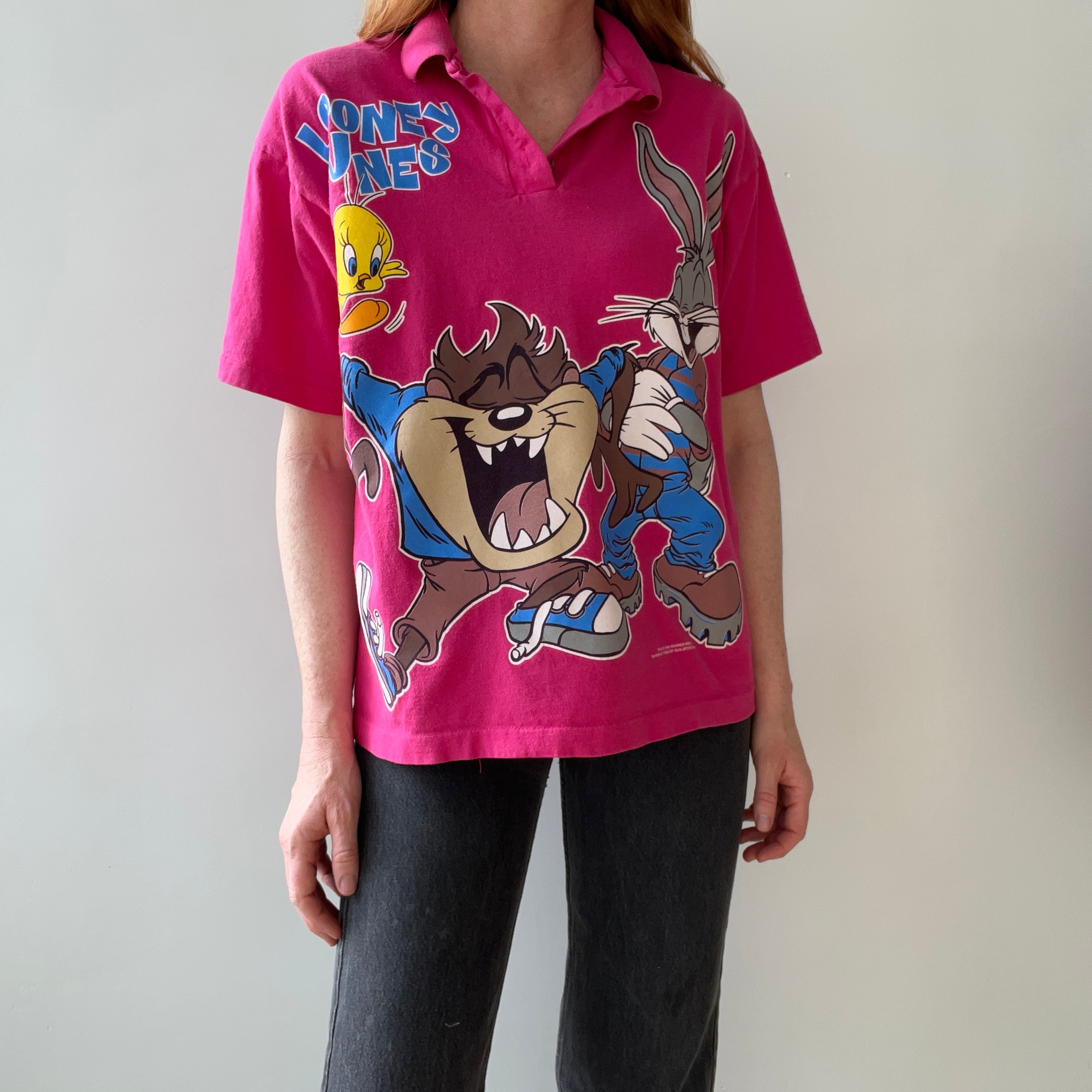 1996 Looney Tunes Polo T-Shirt - WOAH