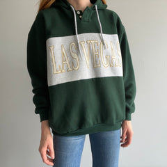 1980/90s Las Vegas Color Block Hoodie