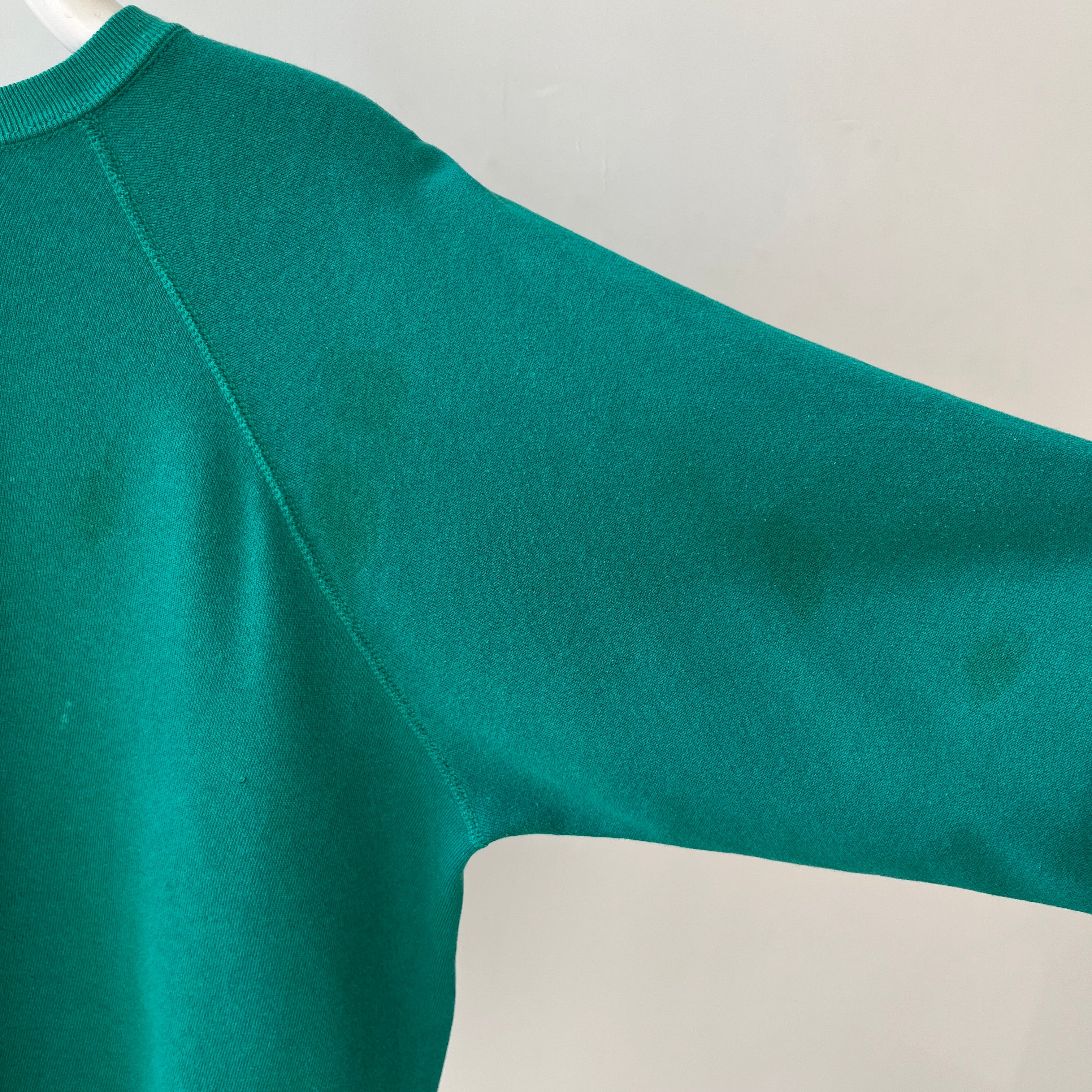 1980s Floral Embroidered Sweatshirt - Very DIY Martha Stewart