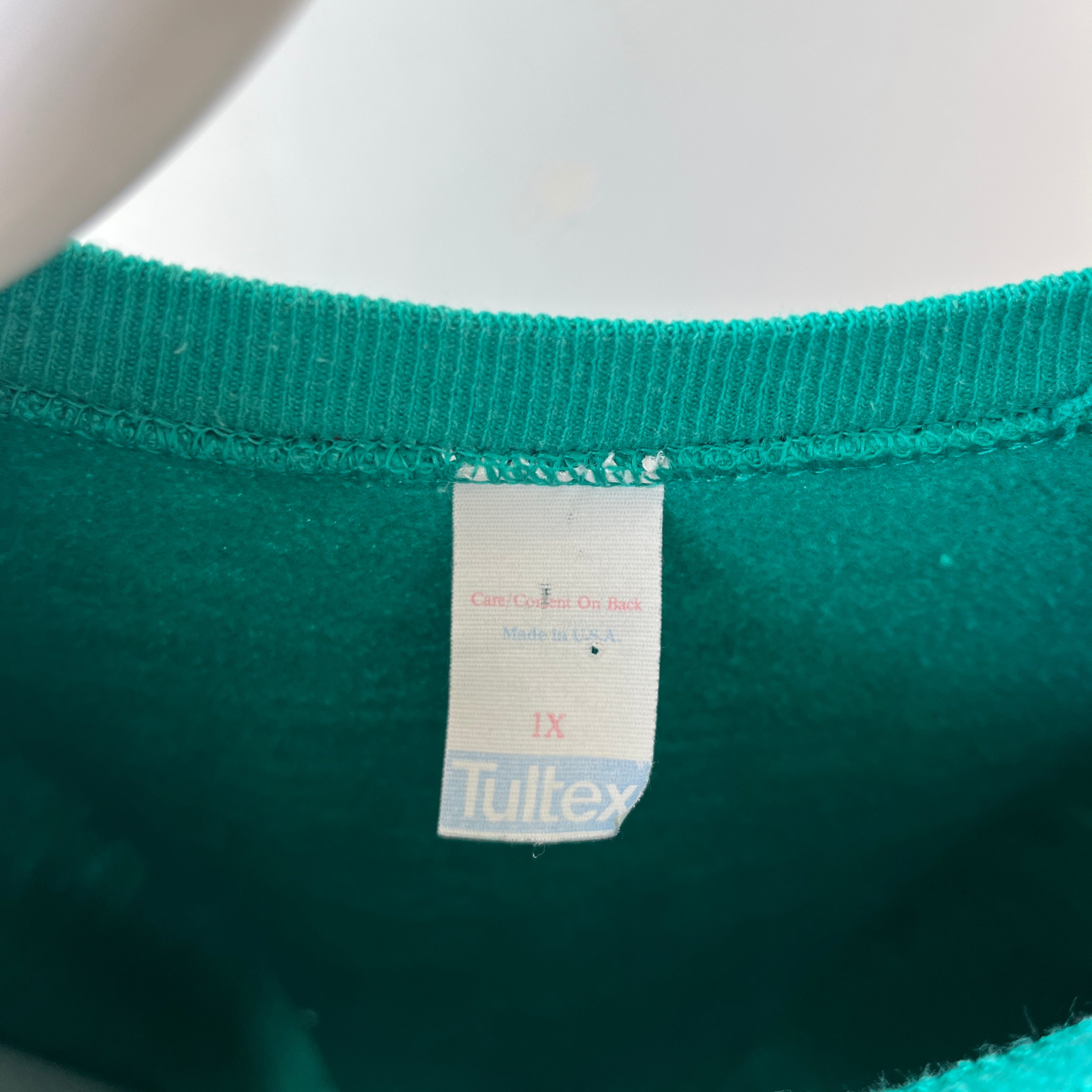 1980s Floral Embroidered Sweatshirt - Very DIY Martha Stewart