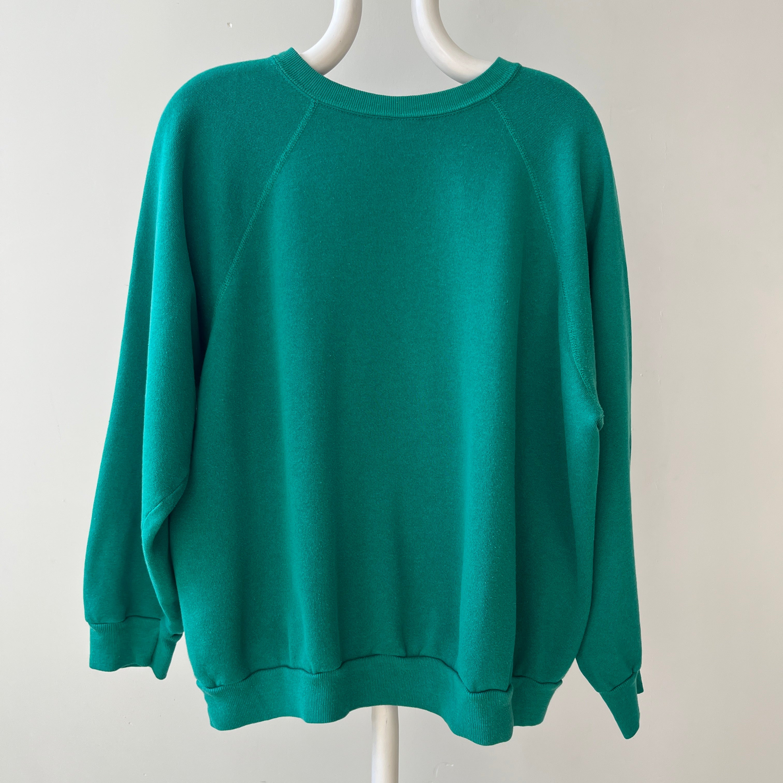 1980s Floral Embroidered Sweatshirt - Very DIY Martha Stewart