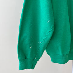 1980s Green Tuttle School Sweatshirt - Awwwww