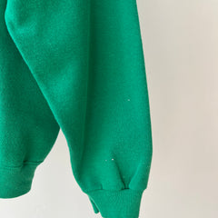 1980s Green Tuttle School Sweatshirt - Awwwww