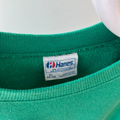 1980s Green Tuttle School Sweatshirt - Awwwww