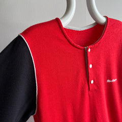 1980s Two Tone MacGregor 3/4 Sleeve Baseball Sweatshirt