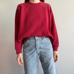 1990s Blank Red Sweatshirt