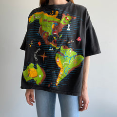 1990 OMFG Earth N Wear INCREDIBLE T_SHIRT WITH CERAMIC? Toggles - WOWOWOW