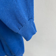 1980s Quiet Luxury at it's Vintage Finest Light Blue Sweatshirt
