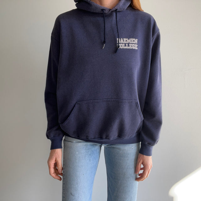 1980s Daemen College - University of Amherst - Worn Out Hoodie