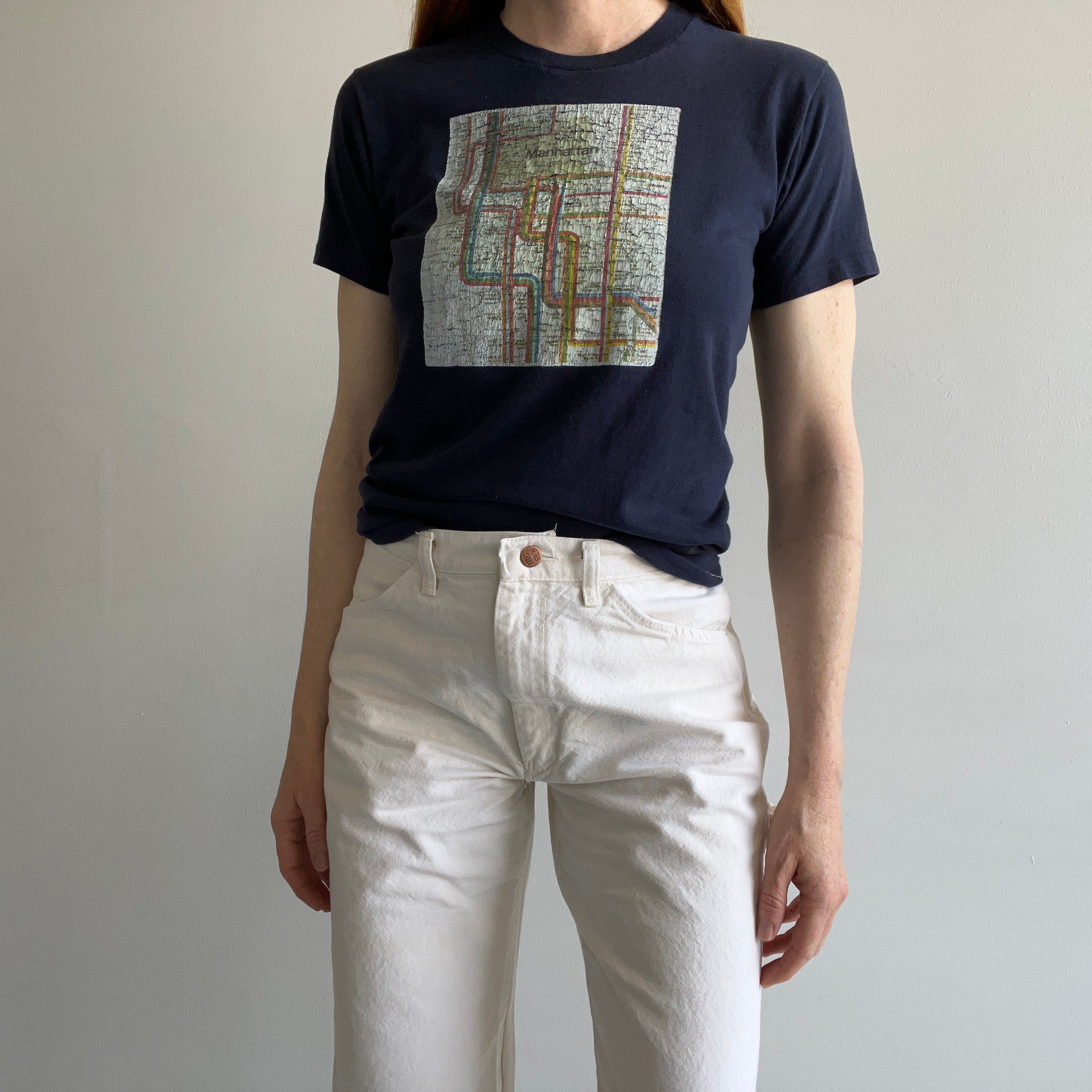 1970/80s Manhattan Subway Map T-Shirt