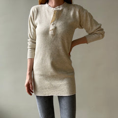 1930s Oatmeal Henley Shirt!!!!!