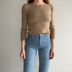 1960/70s Preshrunk Fitted Wool Sweater - So Sweet
