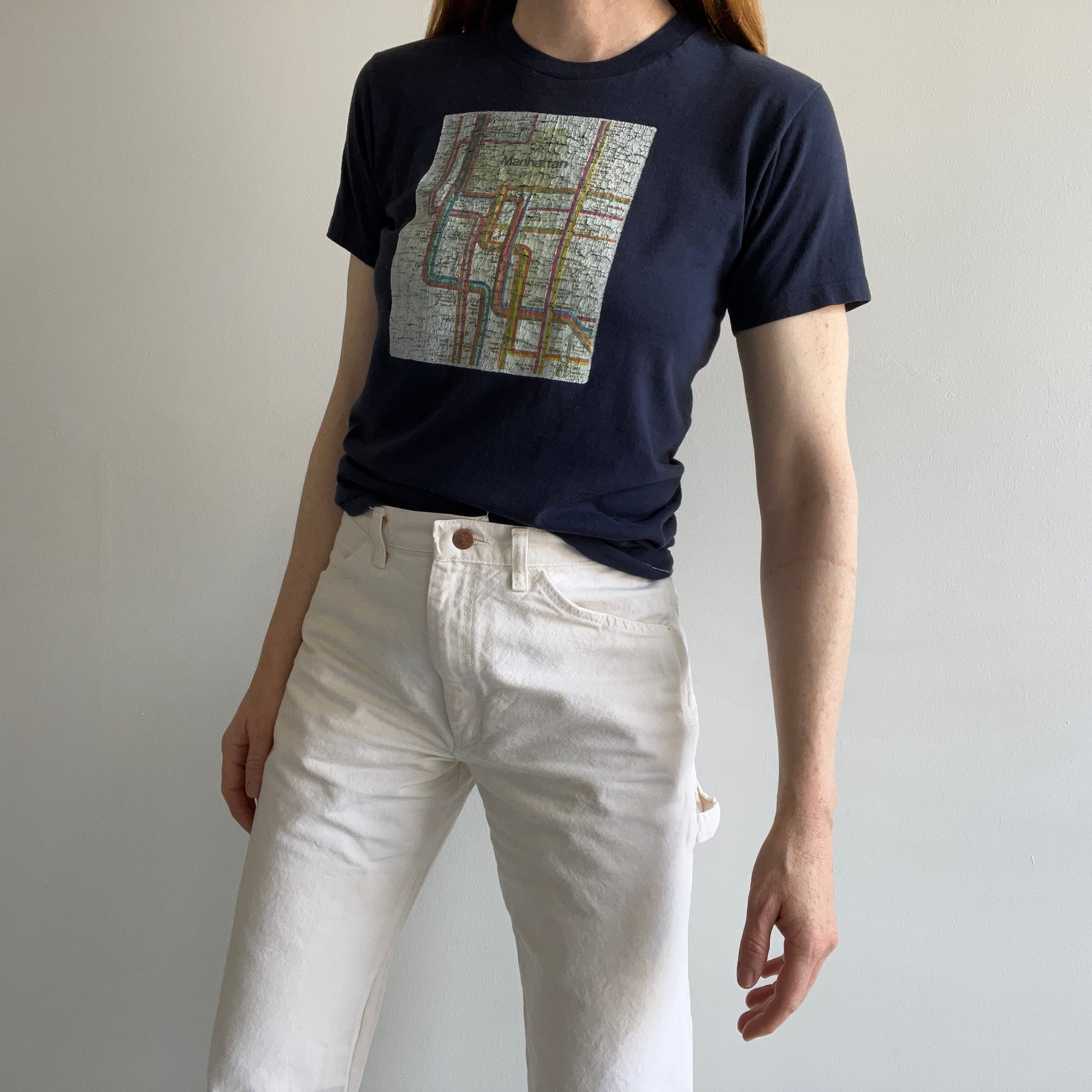 1970/80s Manhattan Subway Map T-Shirt