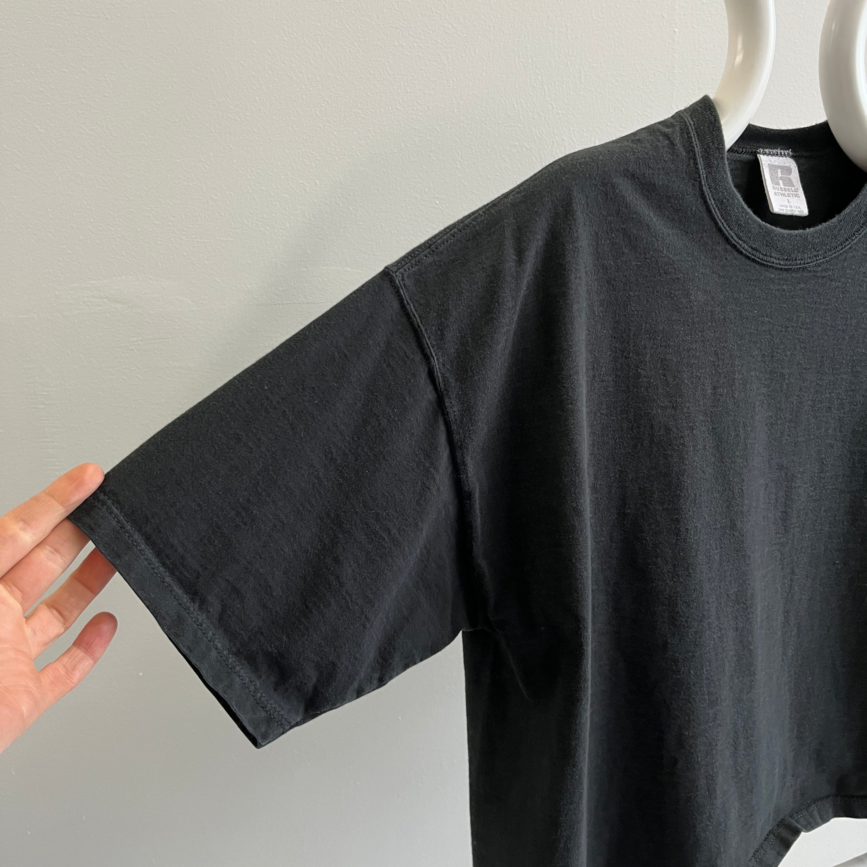 1990s Blank Black Russell Brand Cotton Crop