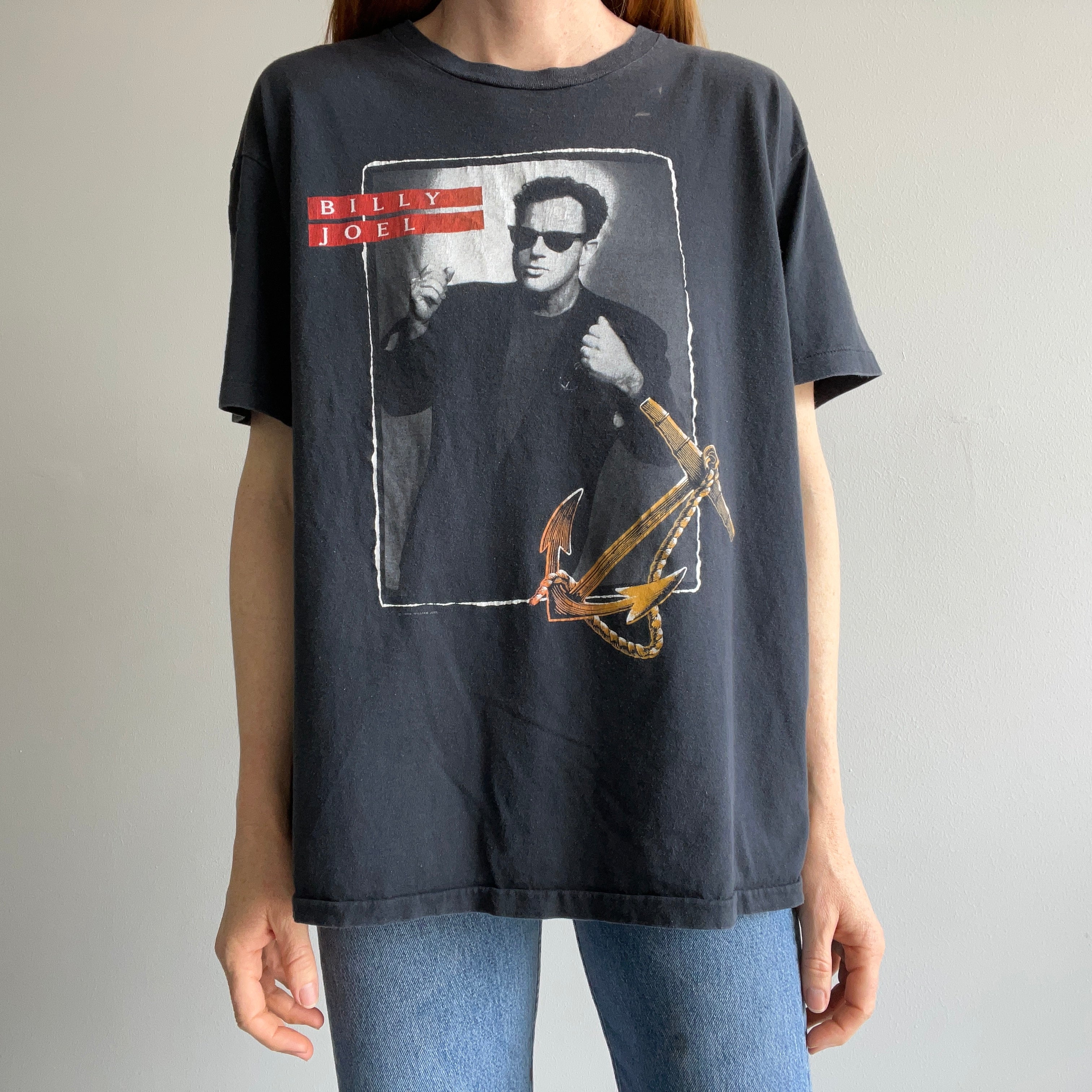 1989/90 Billy Joel Storm Front Tour T-Shirt