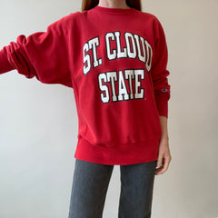 1980s Champion Reverse Weave St. Cloud State USA Made Sweatshirt