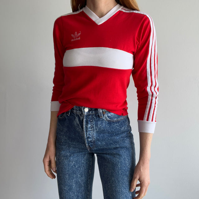 1980s Adidas USA Made Long Sleeve T-Shirt