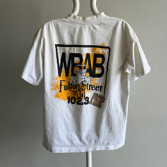 1990s Long Island WBAB 102.3FM Front and Back Stained Coors T-Shirt