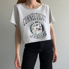 1980s Connecticut Huskies Muscle Warm Up