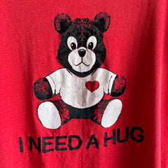 1980s Need A Hug Teddy Bear T-Shirt