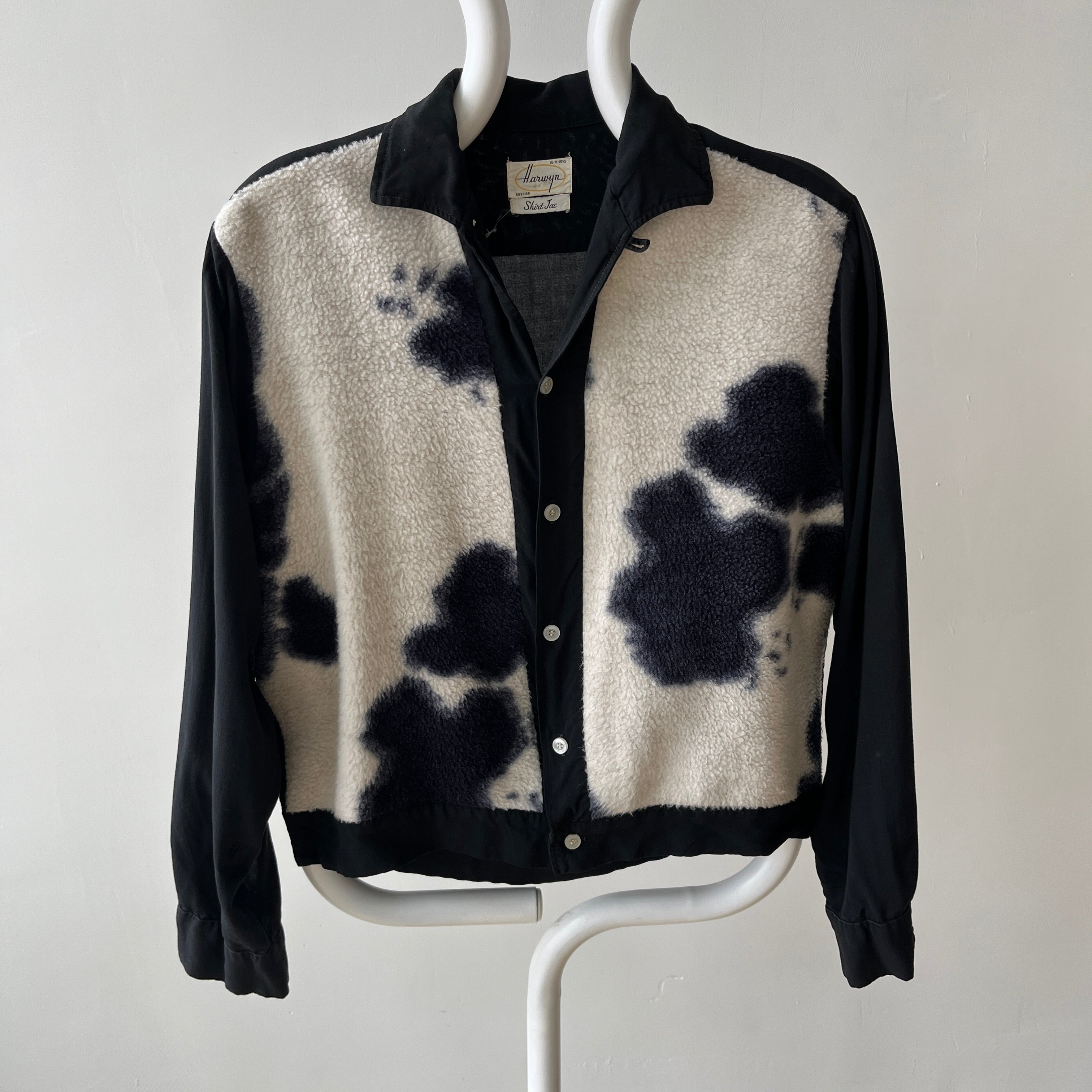 1950s Rockabilly Fleece Button Up Shirt - !!!!!! Supreme Copied this Design