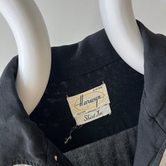 1950s Rockabilly Fleece Button Up Shirt - !!!!!! Supreme Copied this Design