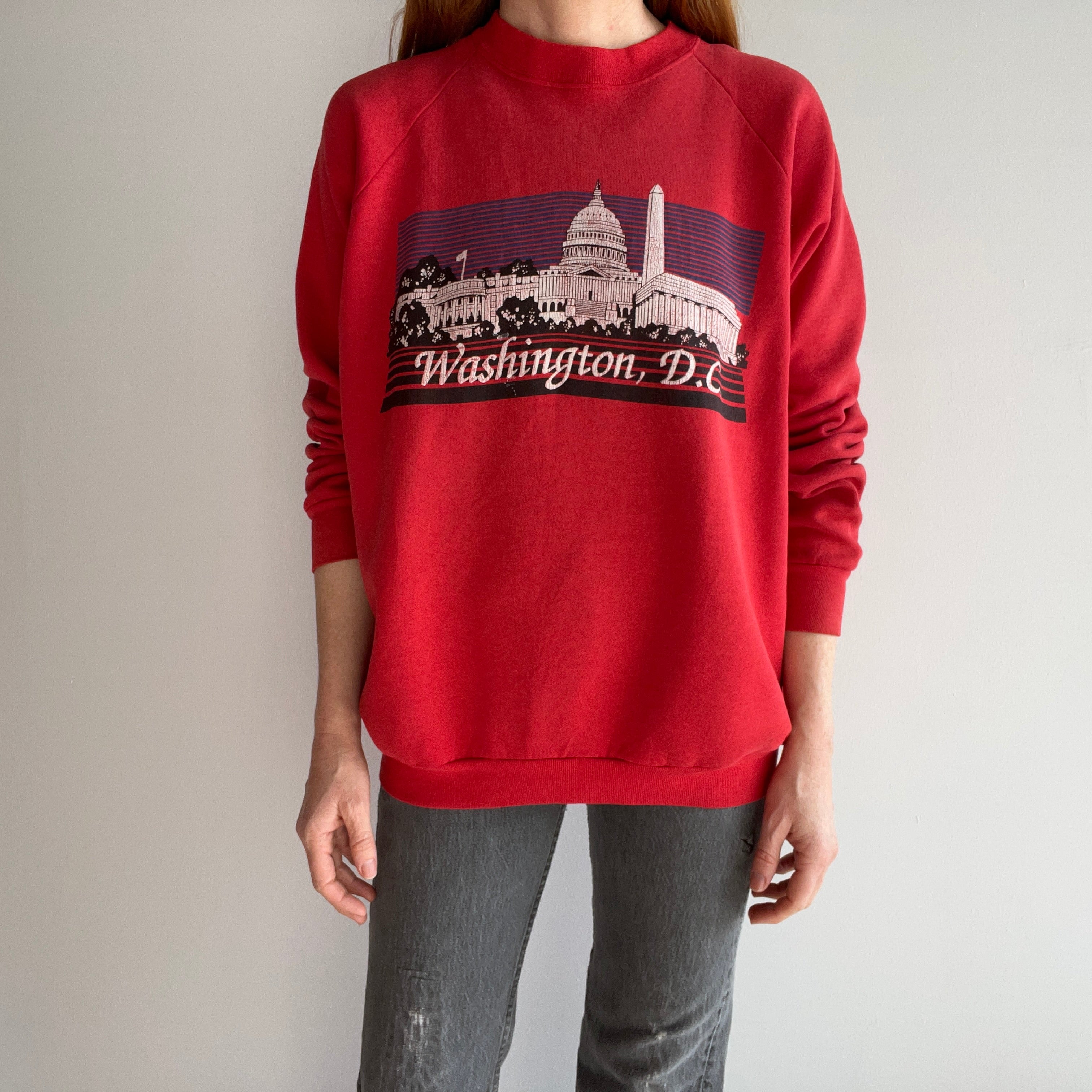 1980s Washington DC Medium Weight FOTL Sweatshirt
