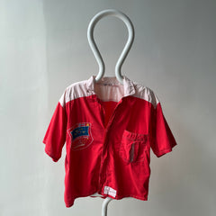 1980/90s Confusing Cherry Lane Cotton Short Sleeve Button Up