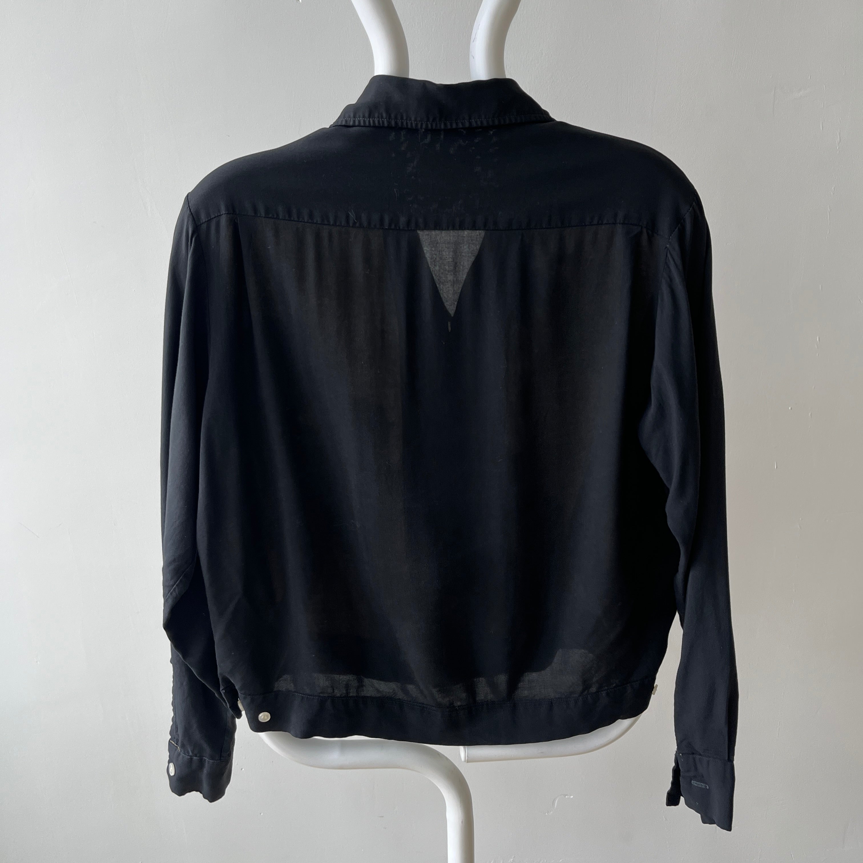 1950s Rockabilly Fleece Button Up Shirt - !!!!!! Supreme Copied this Design