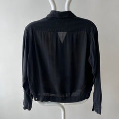 1950s Rockabilly Fleece Button Up Shirt - !!!!!! Supreme Copied this Design