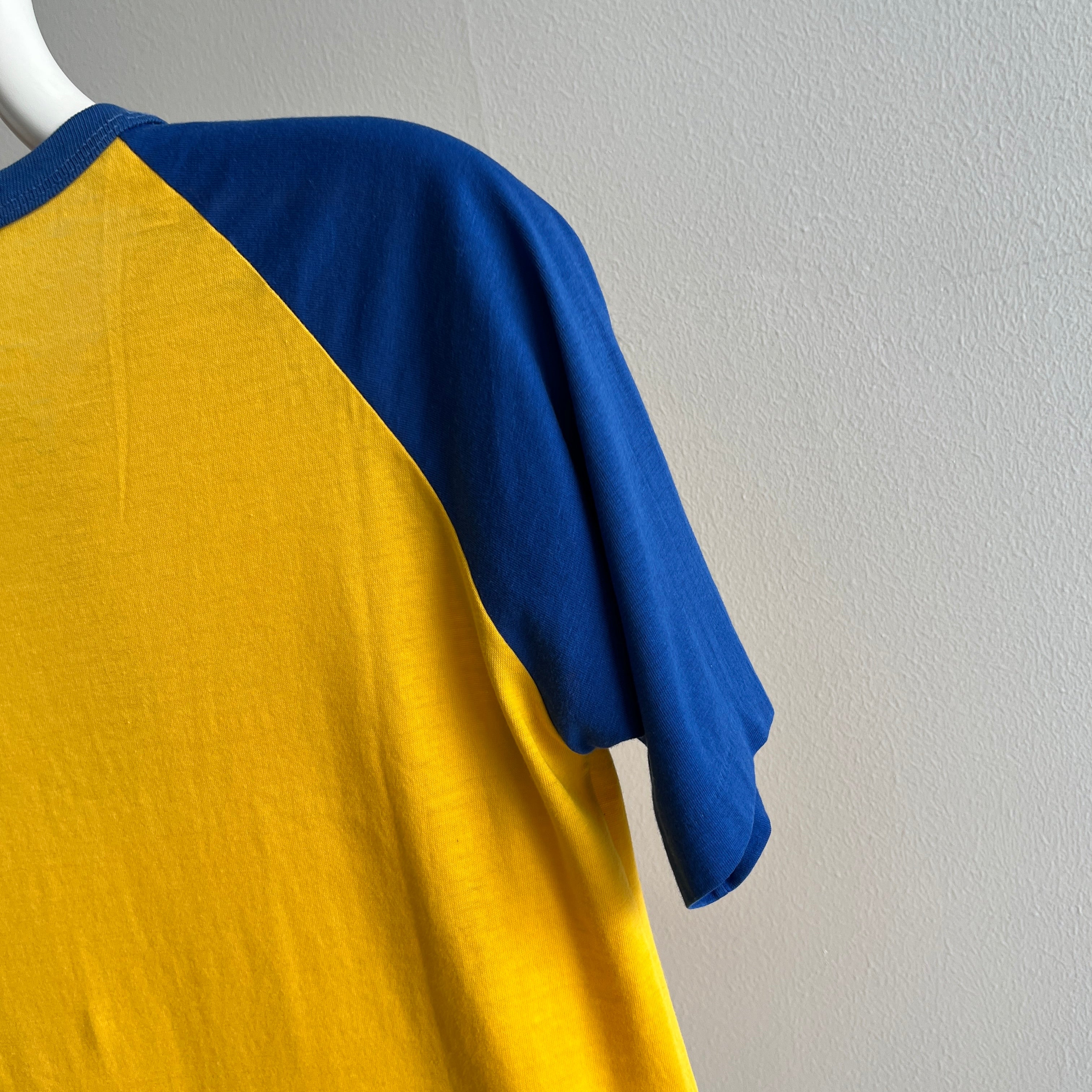 1980s Short Sleeve Baseball Henley T-Shirt