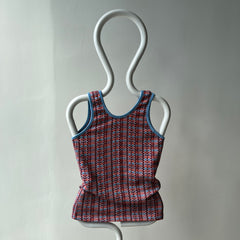 1970s Non Stretchy Super Cool Pattern Tank (Blank bc No Graphic)