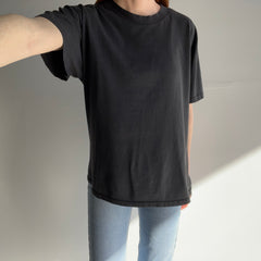 1990s Blank 50/50 Black T-Shirt