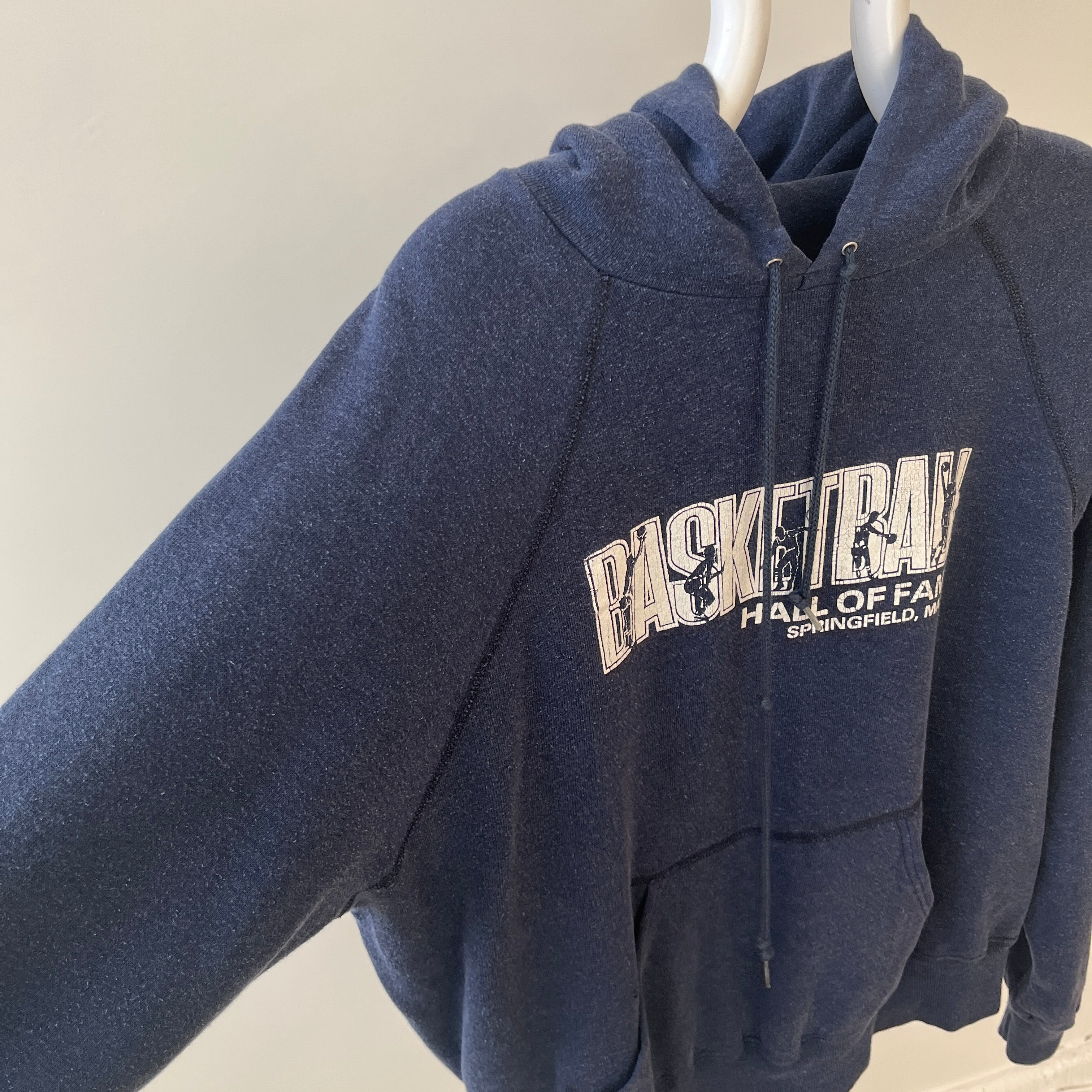 1970/80s Basketball Hall of Fame - Springfield, Mass Pullover Hoodie by Velva Sheen!