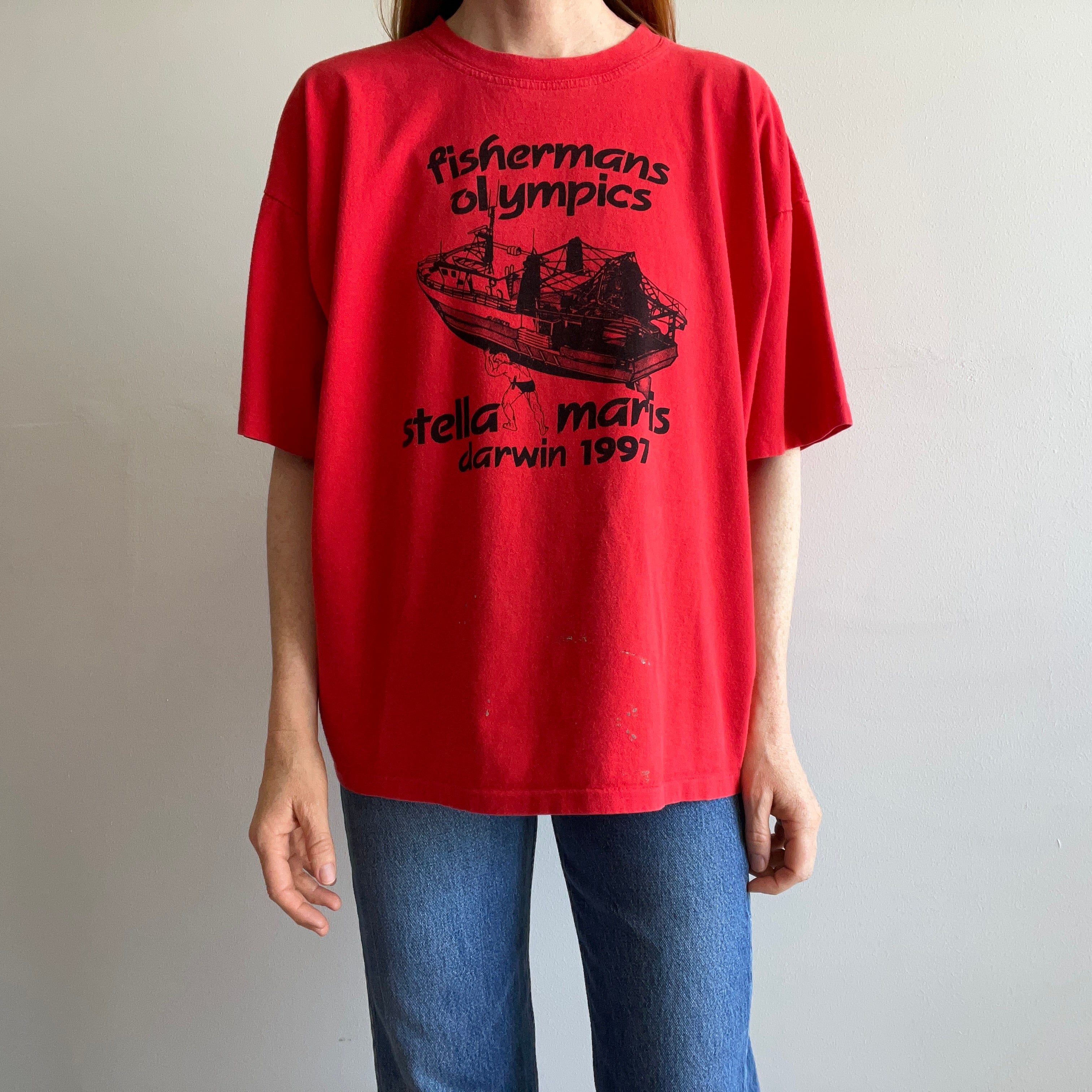 1997 Stella Maris Darwin - Australian - Fishermans Olympics T-Shirt