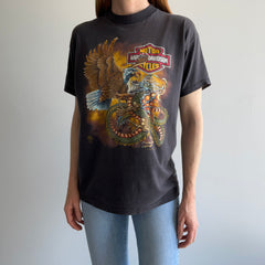 1988 Epic Single Sided Harley T-Shirt 50/50 - WOAH