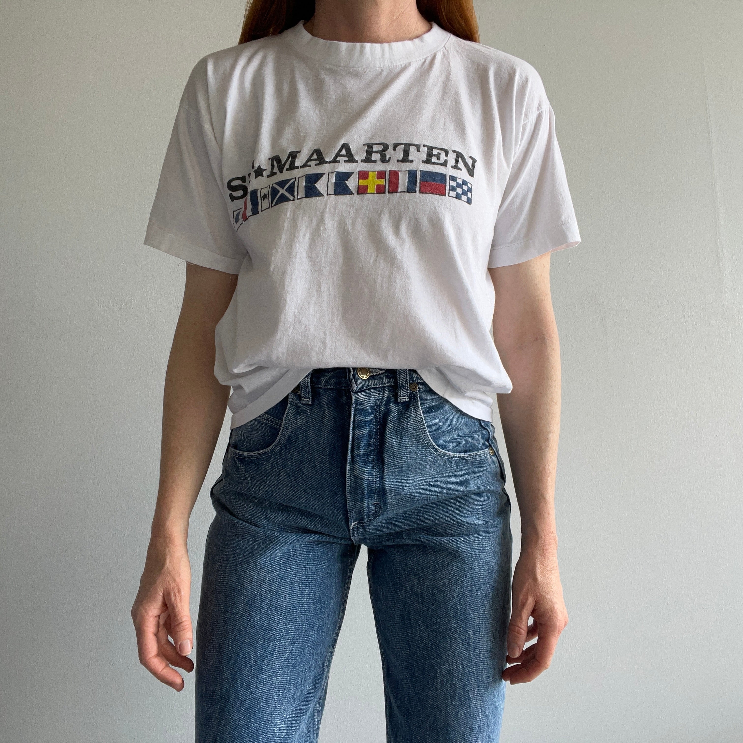 1990s St. Maarten Slouchy Cotton T-Shirt